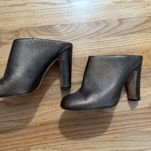 Copper/Gold Leather Mules